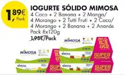 Pingo Doce Iogurte sólido mimosa promoção
