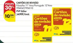 Pingo Doce Cartões de revisão examen promoção