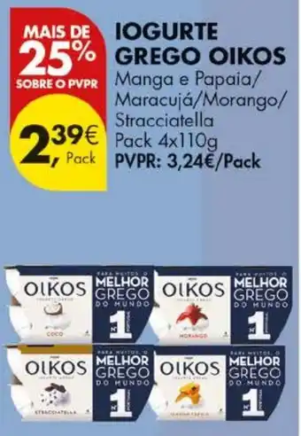 Pingo Doce Iogurte grego oikos promoção