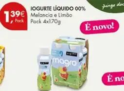 Pingo Doce Iogurte líquido 00% magro promoção