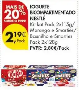 Pingo Doce Iogurte bicompartimentado nestlé promoção