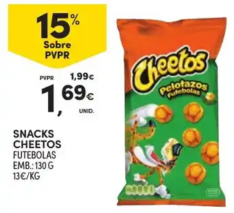 Continente Cheetos futebolas promoção