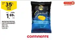 Continente Batatas fritas lay's gourmet promoção