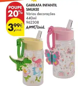 Pingo Doce Garrafa infantil smukkee promoção