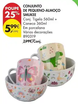 Pingo Doce Conjunto de pequeno-almoço smukee promoção