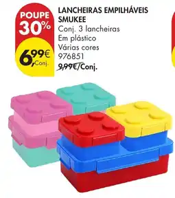 Pingo Doce Lancheiras empilháveis smukee promoção