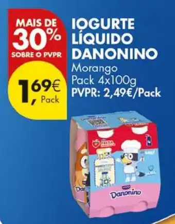 Pingo Doce Iogurte líquido danonino promoção