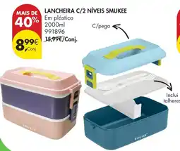 Pingo Doce Lancheira c/2 níveis smukee promoção