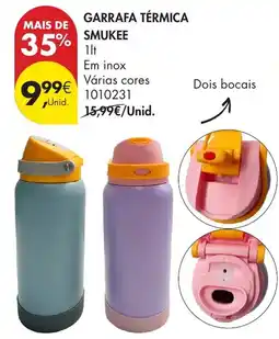 Pingo Doce GARRAFA TÉRMICA SMUKEE promoção