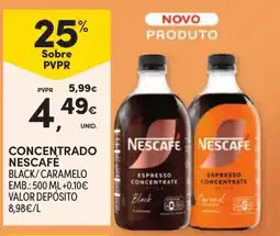 Continente Concentrado nescafé black/caramelo promoção