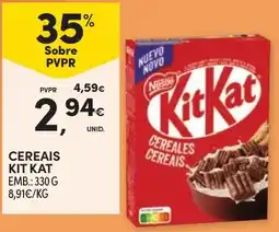 Continente Cereais kit kat promoção
