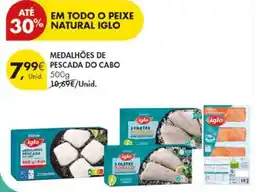 Pingo Doce Medalhões de pescada do cabo iglo promoção