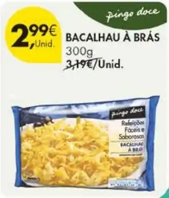 Pingo Doce Bacalhau à brás pingo doce promoção