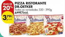 Pingo Doce pizza ristorante dr.oetker promoção