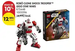 Pingo Doce Robô clone shock trooper lego star wars promoção