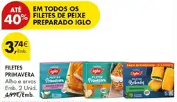 Pingo Doce filetes de peixe preparado iglo promoção