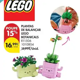 Pingo Doce lego plantas de balançar lego botanicals promoção