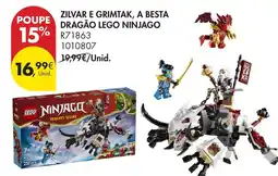 Pingo Doce Lego ninjago zilvar e grimtak, a besta dragão promoção