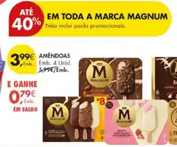 Pingo Doce Amêndoas magnum promoção