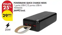Pingo Doce powerbank quick charge nedis promoção