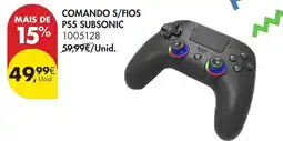 Pingo Doce comando s/fios ps5 subsonic promoção