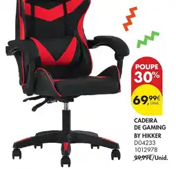 Pingo Doce cadeira de gaming by hikker promoção