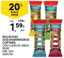 Continente Bolachas dos marinheiros cuetara promoção