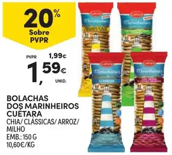 Continente Bolachas dos marinheiros cuetara promoção