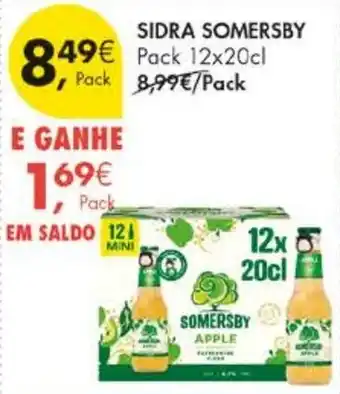 Pingo Doce Sidra somersby apple promoção