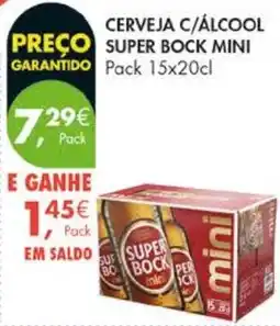 Pingo Doce Cerveja c/álcool super bock mini promoção