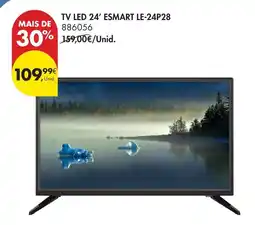 Pingo Doce tv led 24' esmart promoção