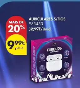 Pingo Doce Play Party auriculares promoção