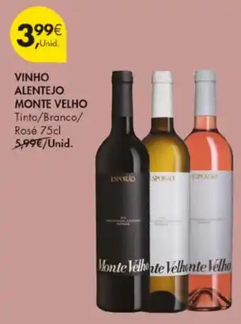 Pingo Doce Vinho alentejo monte velho promoção