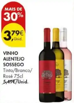 Pingo Doce vinho alentejo sossego promoção