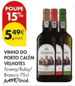 Pingo Doce vinho do porto calém velhotes promoção