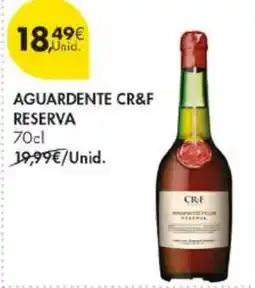 Pingo Doce Aguardente cr&f reserva promoção