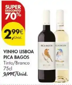 Pingo Doce Vinho lisboa pica bagos tinto/branco promoção