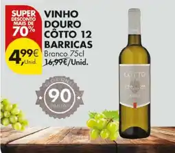 Pingo Doce Vinho douro côto 12 barricas promoção