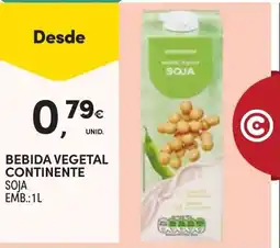 Continente bebida vegetal continente soja promoção