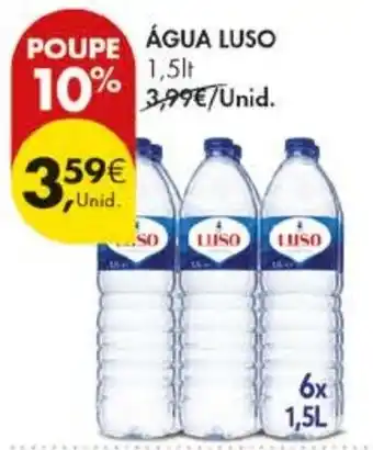 Pingo Doce Água Luso promoção