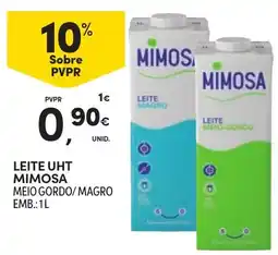 Continente Leite uht mimosa promoção