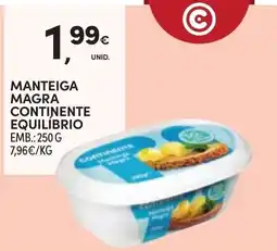 Continente Manteiga magra continente equilíbrio promoção