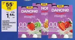 Continente Iogurte líquido magro danone promoção