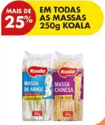 Pingo Doce Massa de arroz sem glúten koala promoção