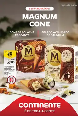 Continente Gelado cone magnum promoção