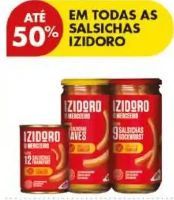 Pingo Doce salsichas izidoro promoção