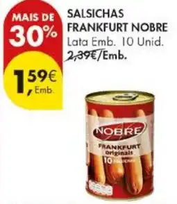 Pingo Doce Salsichas frankfurt nobre promoção
