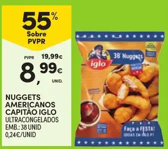Continente nuggets americanos capitão iglo promoção