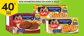 Continente Hamburgueres iglo promoção