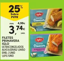 Continente filetes primavera iglo promoção